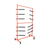 Single-Sided Mobile Bumper Storage Rack