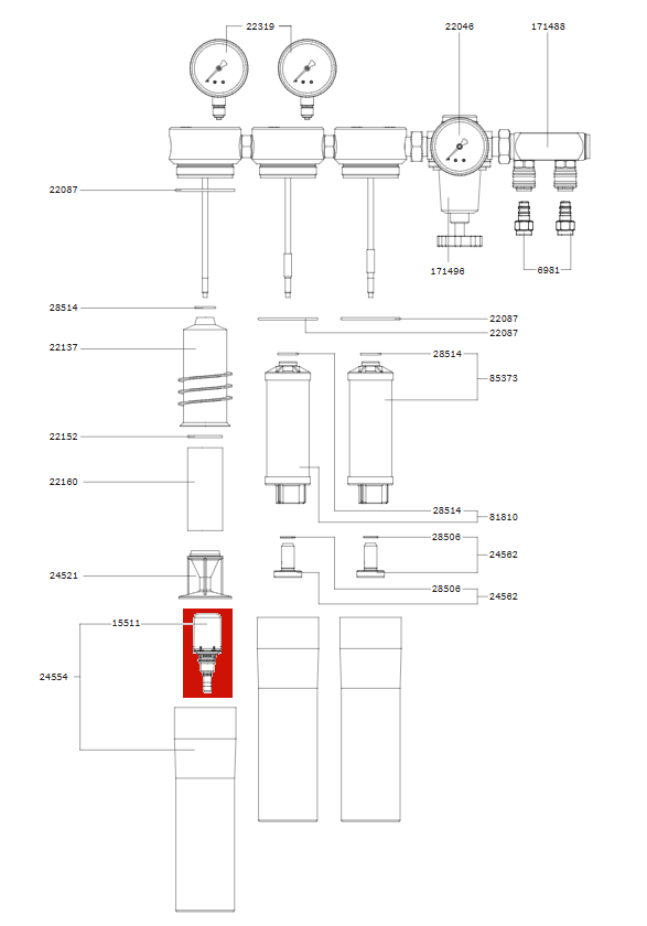 SATA Automatic Condensate Drain Valve for SATA Filter Series 200, 300, 400 and 500