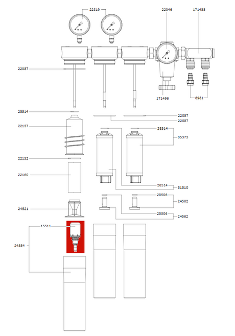 SATA Automatic Condensate Drain Valve for SATA Filter Series 200, 300, 400 and 500