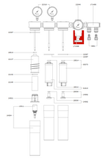 SATA Pressure Regulator for SATA Filter Series 200