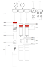 Junta tórica SATA para filtros SATA de las series 100, 200, 300 y 400