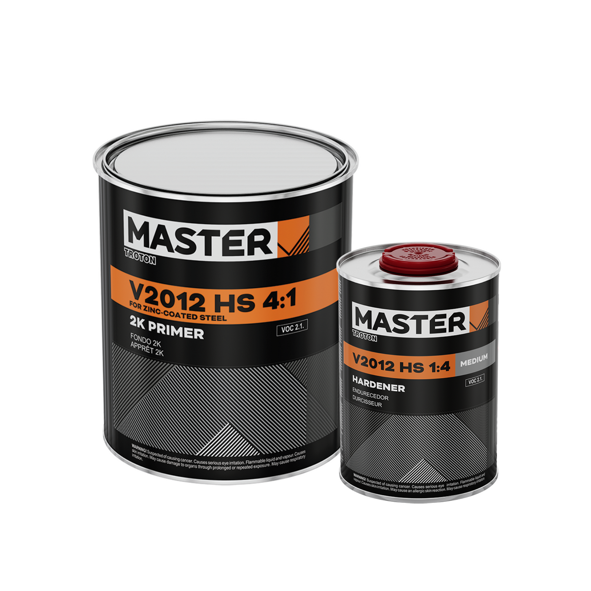 MASTER V2012 HS 4:1 2K High Build DTM Primer  Kit