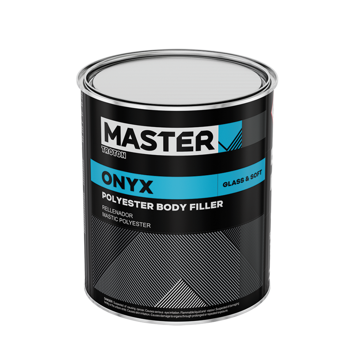 Onyx Glass Fiber Polyester Body Filler