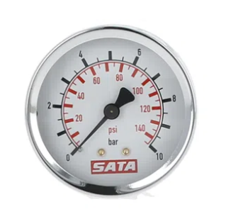 SATA Pressure Gauge for SATA Filter Series 200, 300 and 400